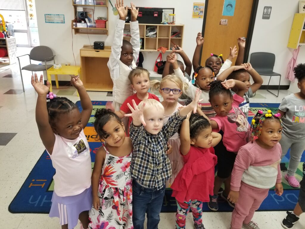 Children in a community program